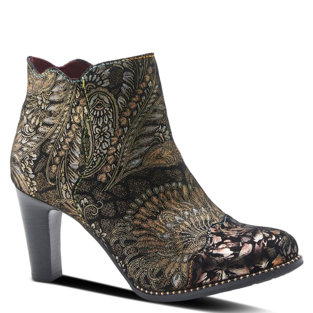 Spring Step Shoes L`Artiste Smokinhot Women's Multi Color Leather Heeled Boots